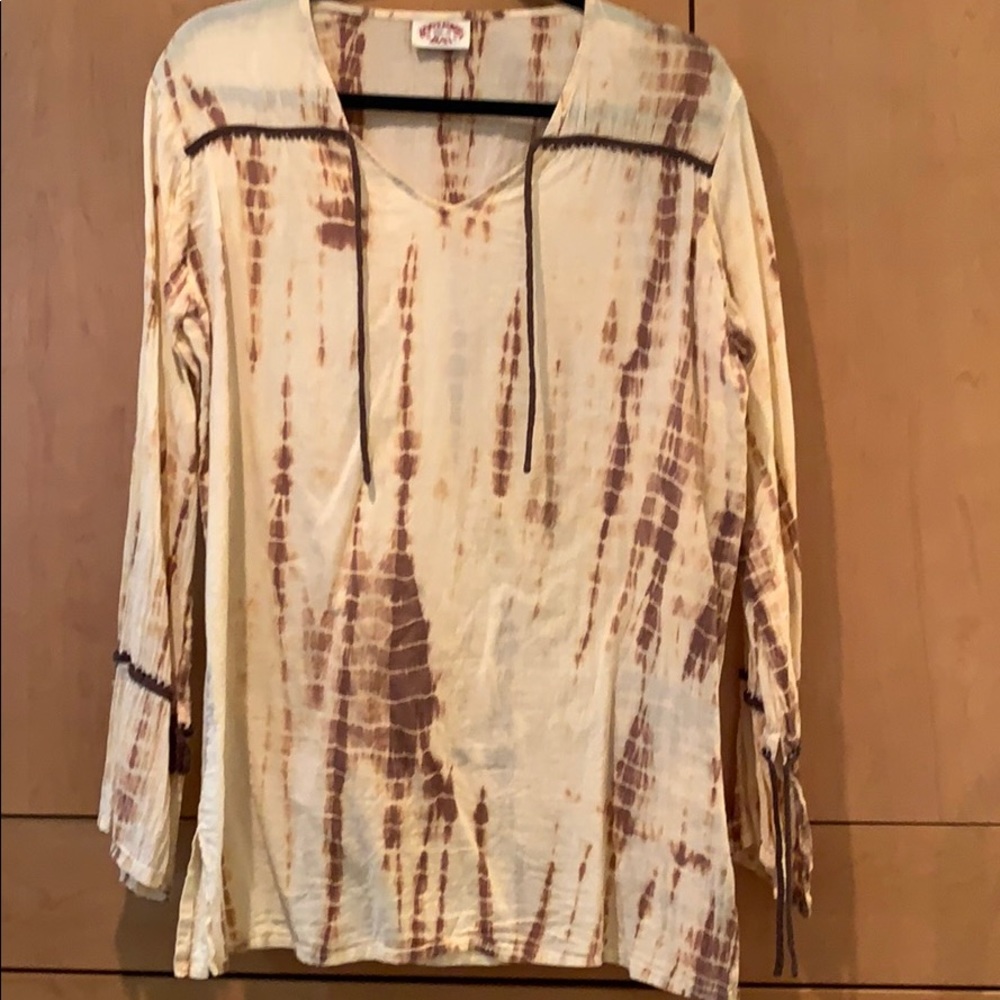 Tie dye cover-up
